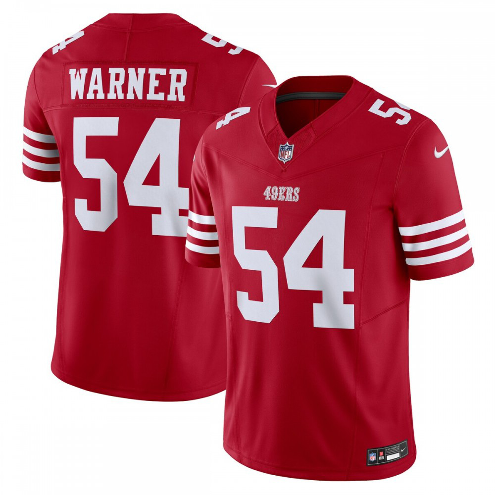Fred Warner San Francisco 49ers Nike Vapor F.U.S.E. Limited Jersey - Scarlet-GridironStore